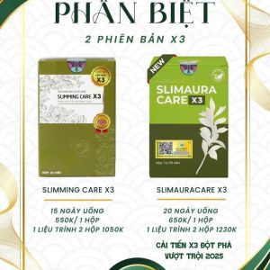 viên uống slimaura care x3 giảm cân